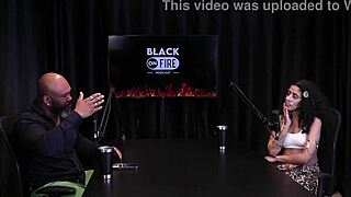 Craving fat chicks, Bibi Hourani teases with a vibrator gift from mom on Sheer Red