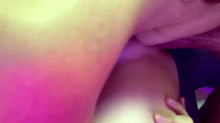 College babes take turns riding teacher's big cock