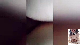 Aurora Starlet's solo performance with anal toys and flashing her big ass