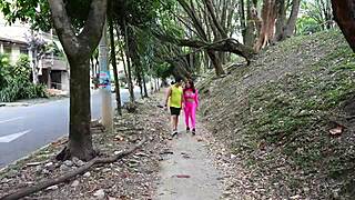 Sara blonde cheats in homemade car quickie