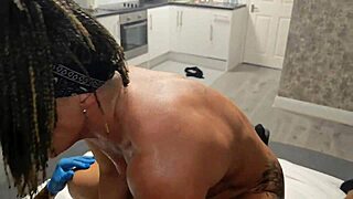 A big cock penetrates my ass and gives me a deepthroat blowjob