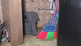 Secret camera captures stepmother’s naked body