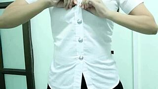 Thai Student Seduces Senior with Cunilingus and Creampie!