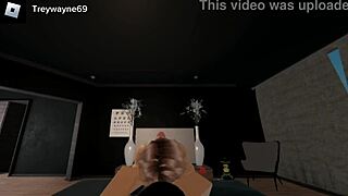 Femboy PAWG Sucks Big Black Cock Deeply Until Cum Explosion