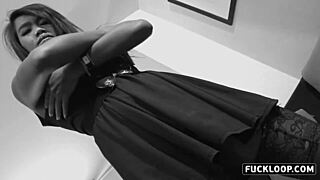 she's got tattoos and knows how to ride that cock like a pro, sucking it first in close up