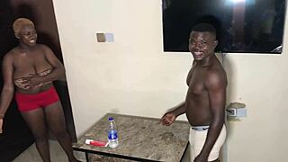 Wow, how did bottle flip turn into banging big boobs and ass? Creampie on Xvideos Red!