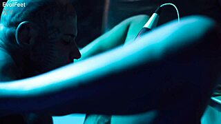 put your latina feet on my meat while i lick those wet soles