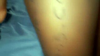 Ebony babe with shaved body takes on hardcore black pounding in wild session. Her hairless skin shines through every thrust.