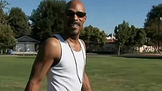 Beautiful big-boobed Charley Chase with great passion has an interracials sex with a black man