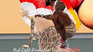 Horny Slut Barbie City Takes Ghetto Pornstar Agent's Cock Deep!