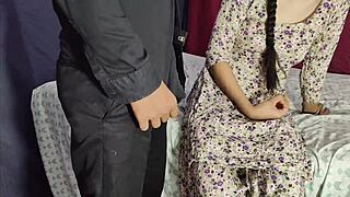 desi bhabhi sneaks wild bedroom fuck with husband and cum inside