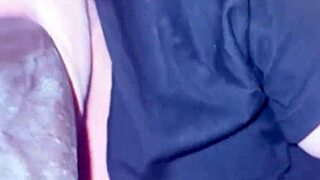 Fat slut gives magic gumjob, nutted on face by mistake.