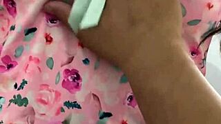 I’m caressing this cute latina to take her sweet virginity