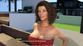 Visiting The Mature Neighbor's Home In Cartoon Hentai Adventure Part One