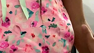 I’m caressing this cute latina to take her sweet virginity