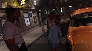 3D visual novel with curvy girl in halfway house setting