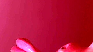 Intriguing close-up of pretty Japanese amateur giving intense blowjob and face fucking