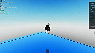 I stroke the young guy's huge cock passionately