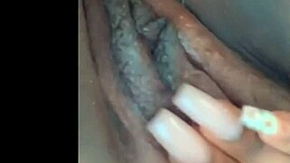 She feels so horny rubbing her pussy with passion.