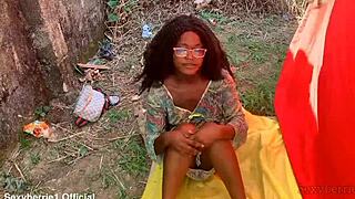 slutty african wife seeks help but gets bent over and drilled