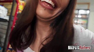 Brenna McKenna Sucks And Fucks Huge Dick In Grocery Store POV