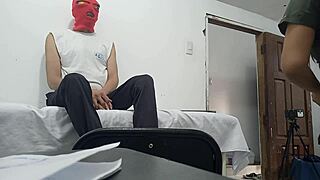 Can you believe this feminine doctor masturbates in front of her patient during care?