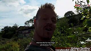 Public Agent Arranges Steamy POV Encounter with Tattooed German MILF