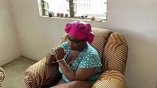 Satisfying my horny housewife with big black cock
