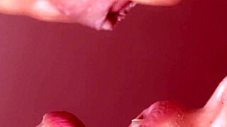 Japanese Wife Delivers Intense Close-Up Blowjob