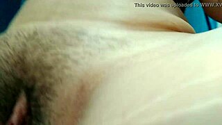 Stacey Saran Rides Long Haired Man's Shaft