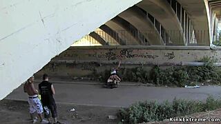 Blonde in Bondage Rocking Latex in Public, Damn! 😍