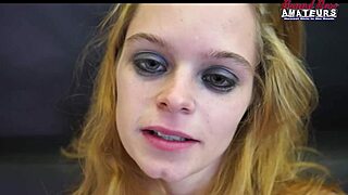 Sexy Jamie Litton Bent Over Cumshot Blowjob