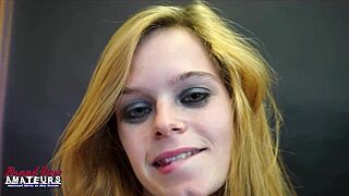 Sexy Jamie Litton Bent Over Cumshot Blowjob