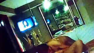 My cousin's ex-wife sucks my dick in the motel!