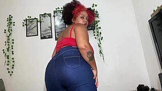Bbw Farting Beauty Dominates in Blue Jeans with Dirty Talk