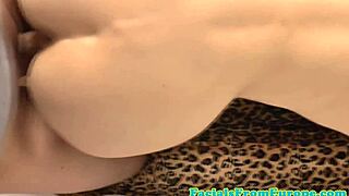 Tattooed Eurobabe Gets Facial After Bent Over Doggy Pound in Heels