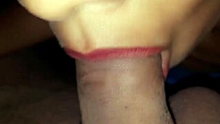 Latina Susy sucks cock with hungry lips, craving cum
