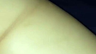 Massaging my naked wife turns into steamy amateur play