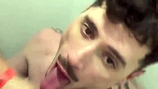 The farmer's son fucked his niece in the toilet