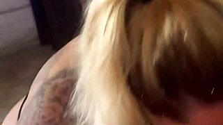 Goddess puta petera deepthroats monster cock with sloppy licks and swallows