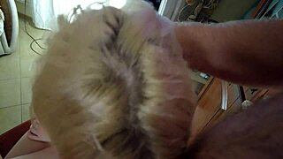 Two beautiful girls enjoy pov moments with hairy dick