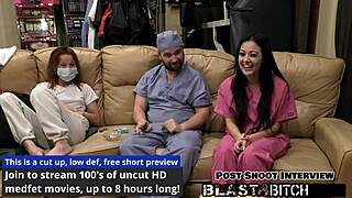 Blaire Celeste SUCKS DICK Backstage and Gets Her Pussy Blasted With Cum