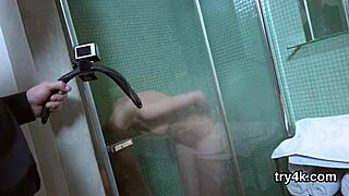 Teen blows cock in POV, gets slim pussy screwed