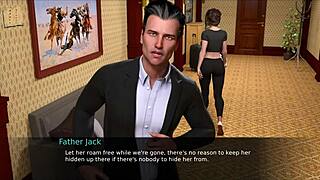 Nursing back to pleasure in a cute teen outfit.