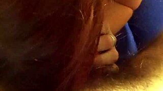 Amateur redhead girl in all holes loves sucking dick