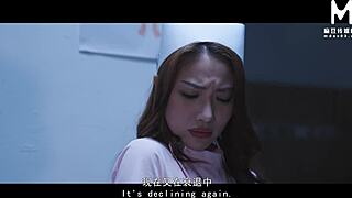 Modelmedia asia - night shift nurses ep3 - married female nurse dedicates herself to protecting her family