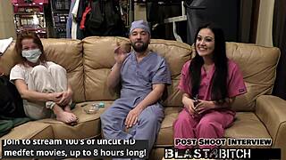 Blaire Celeste SUCKS DICK Backstage and Gets Her Pussy Blasted With Cum