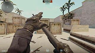 That Counter Pro Just Got a Blowjob from a Newbie!