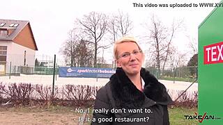 Takevan Blonde Teacher’s Pussy Covered in Cum During Lunch Break Shock