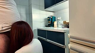 Beautiful Slut in Leather Skirt Gets Banged Hard at Flat